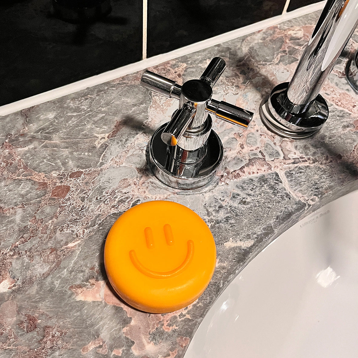 THE HAPPY SOAP - Smiley-Seife in orange