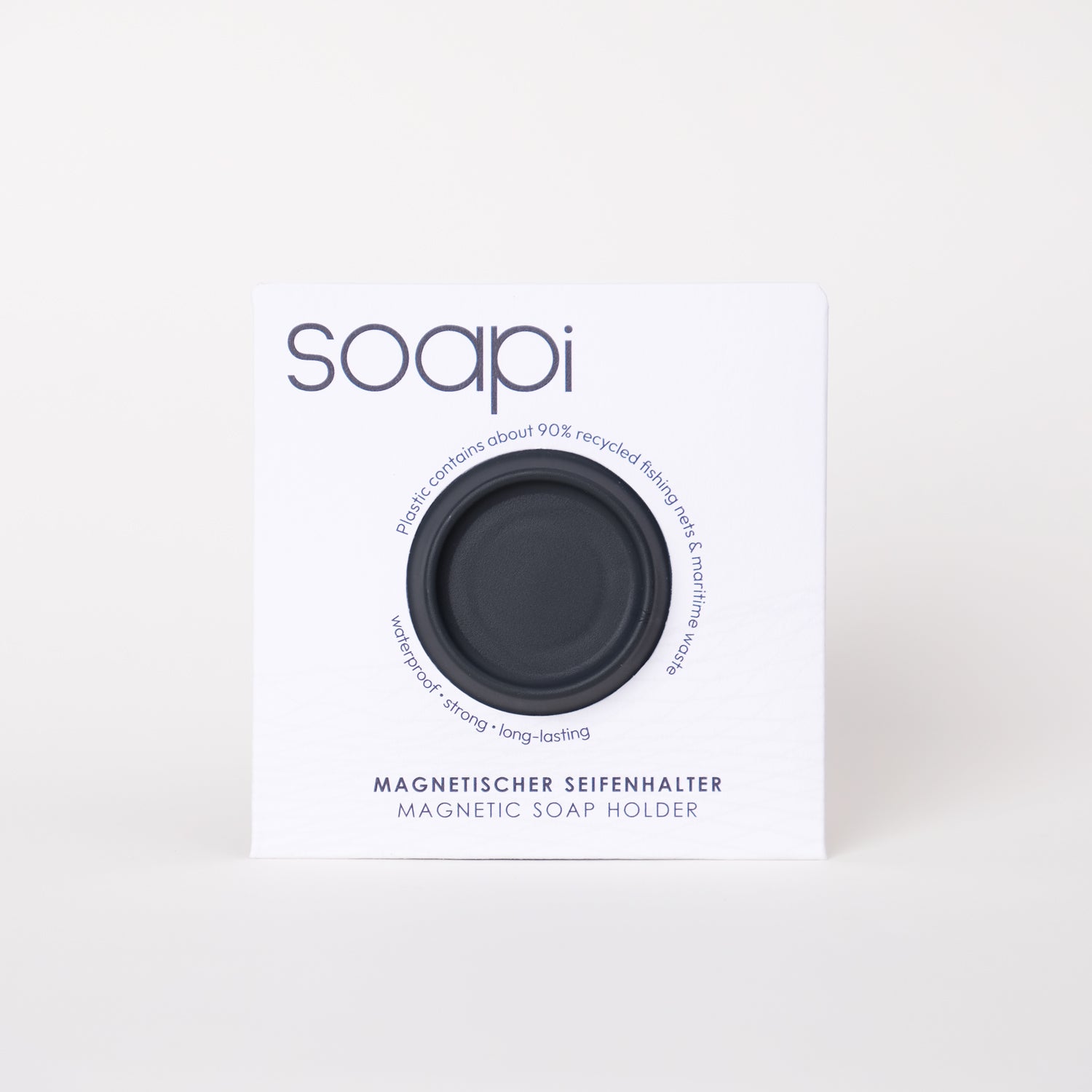 Soapi Magnetseifenhalter zum Kleben – dunkelgrau