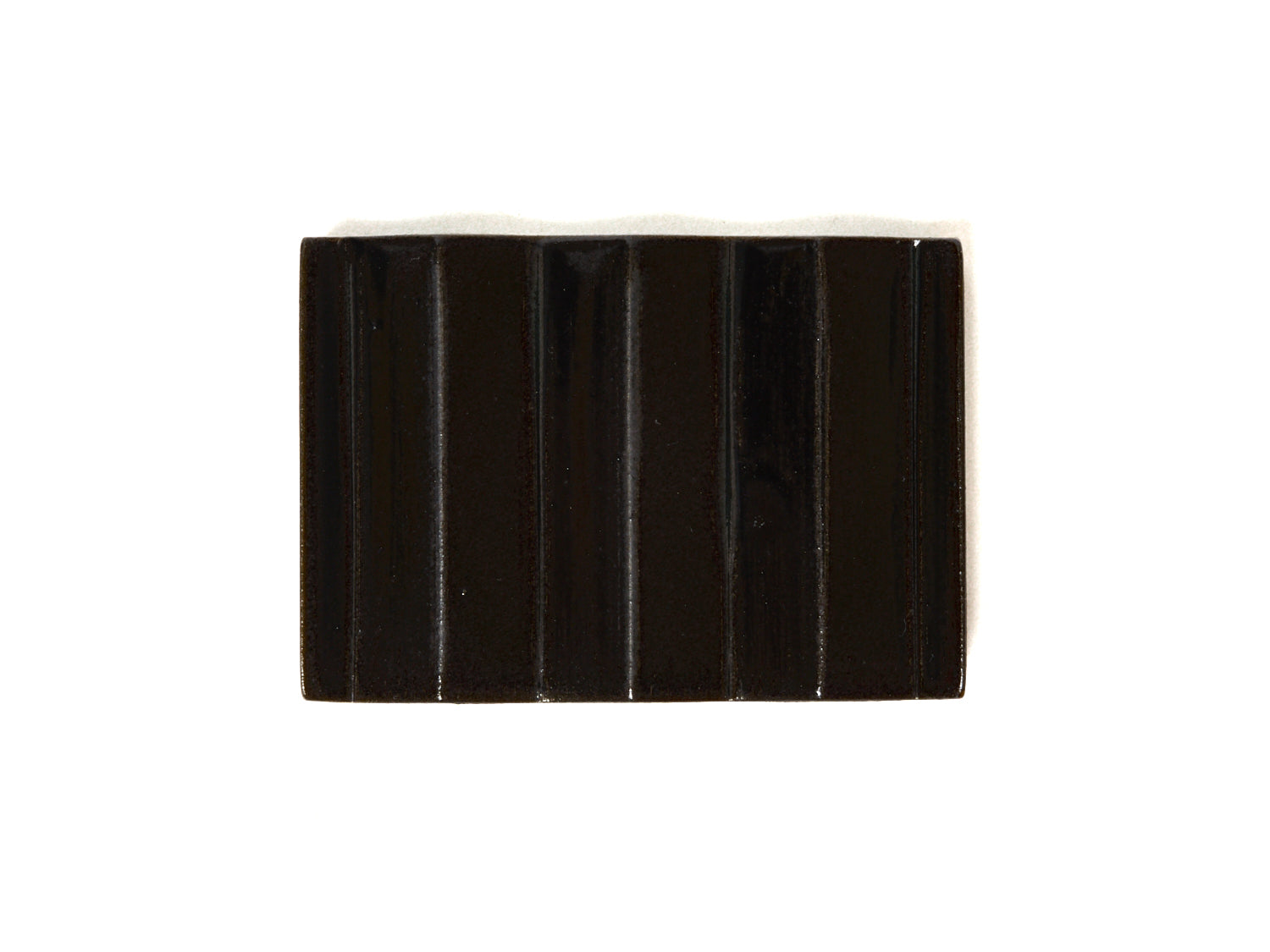 Seifenschale Zickzack, schwarz