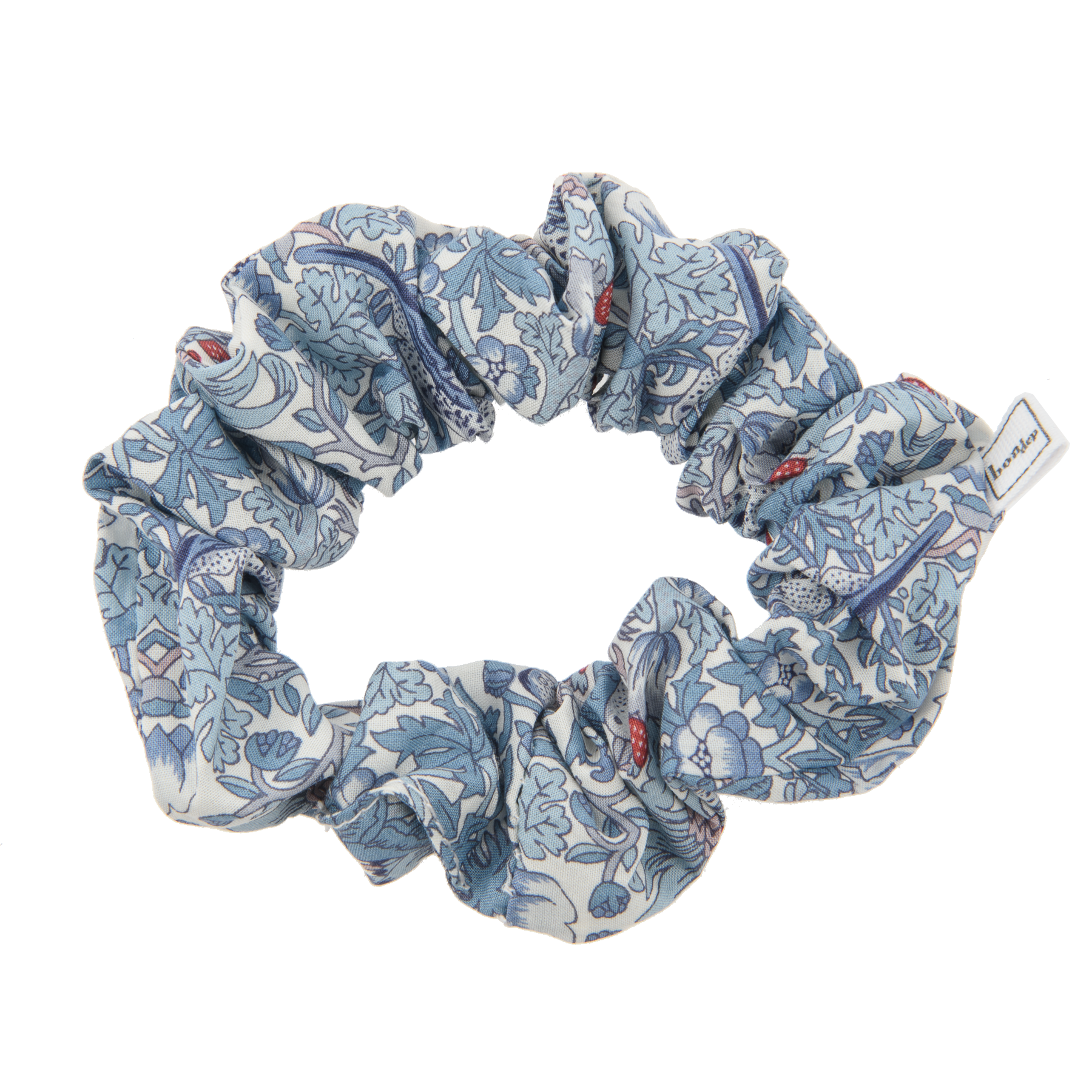 Weicher Scrunchie mit Liberty Muster hellblau