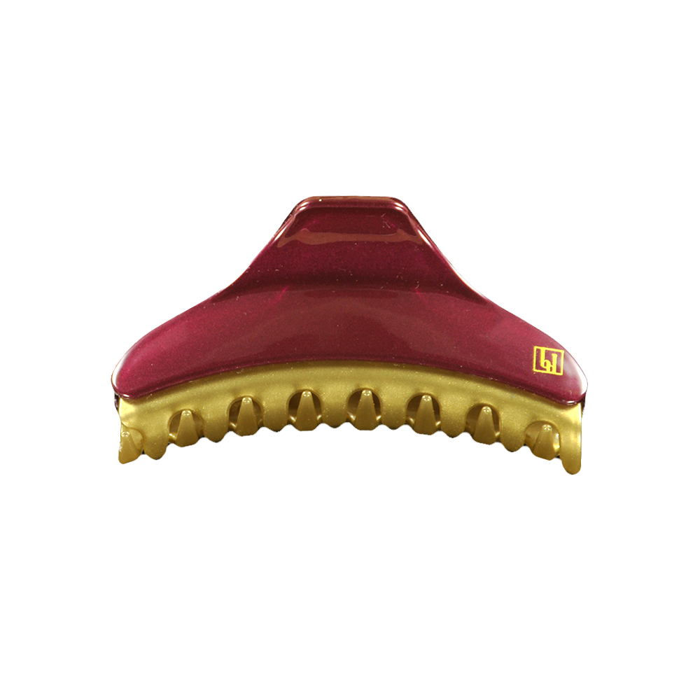 Bon dep Haarclip medium - Aubergine