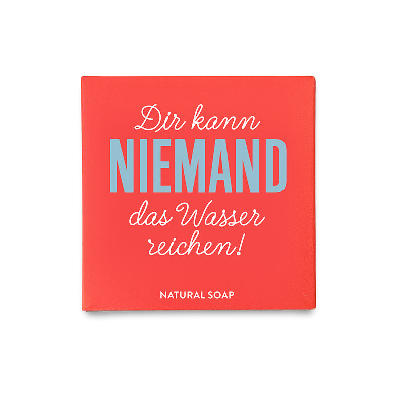Seife als Geschenk mit Botschaft Dir kann niemand das Wasser reichen