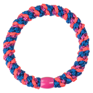 Kknekki Haargummi Electric-blue-pink-glitter