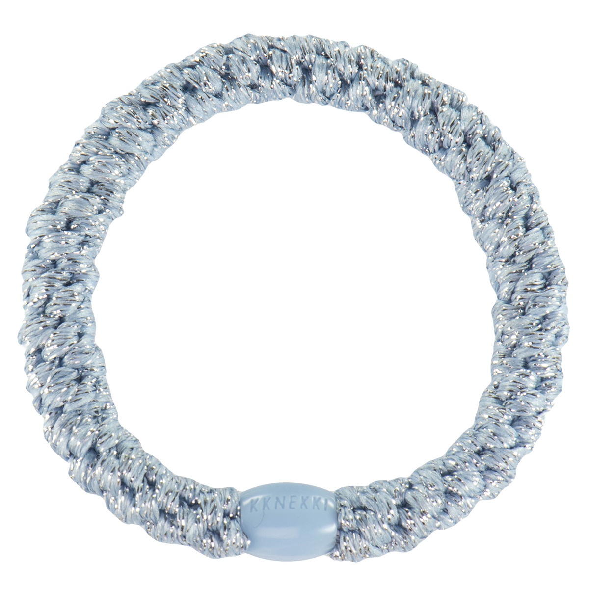 Kknekki Haargummi Sea blue glitter