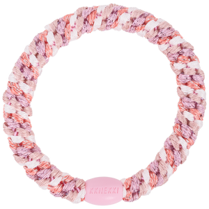 Kknekki Haargummi Dusty rose pink glitter
