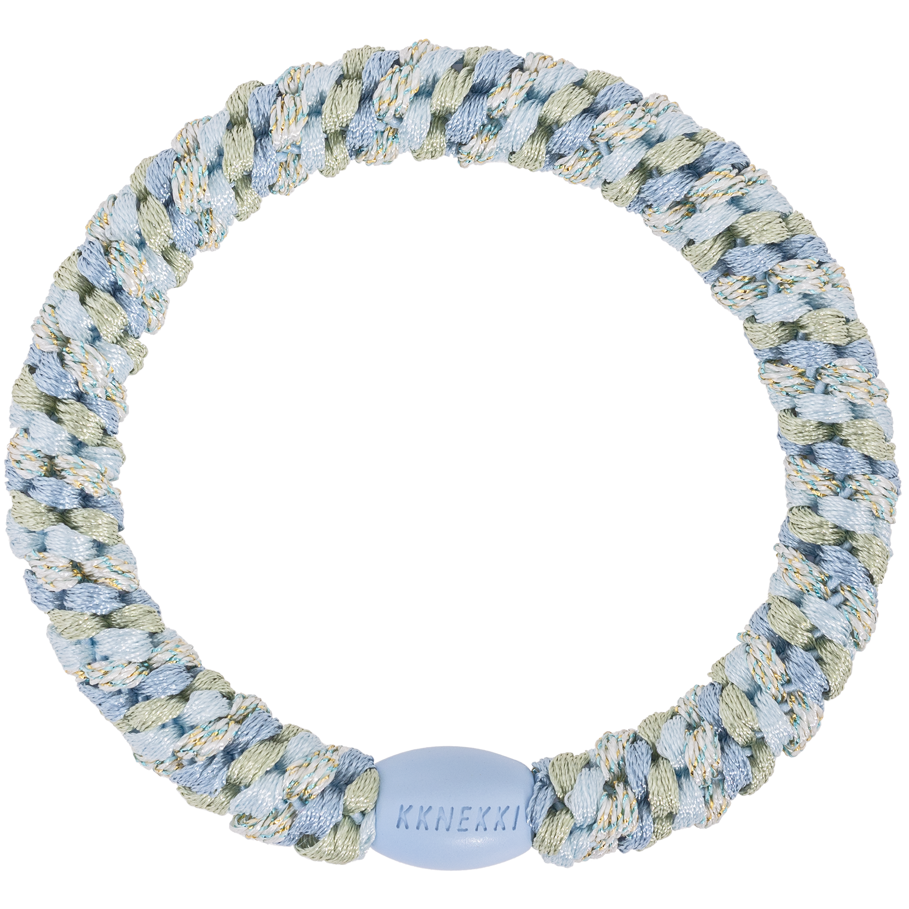 Kknekki Haargummi baby blue glitter