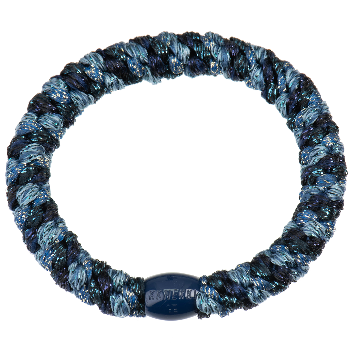 Kknekki Haargummi Blue Medley Glitter