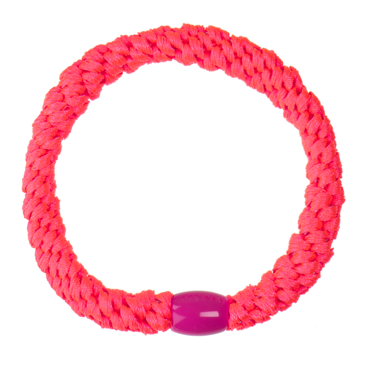kknekki haargummi neon pink