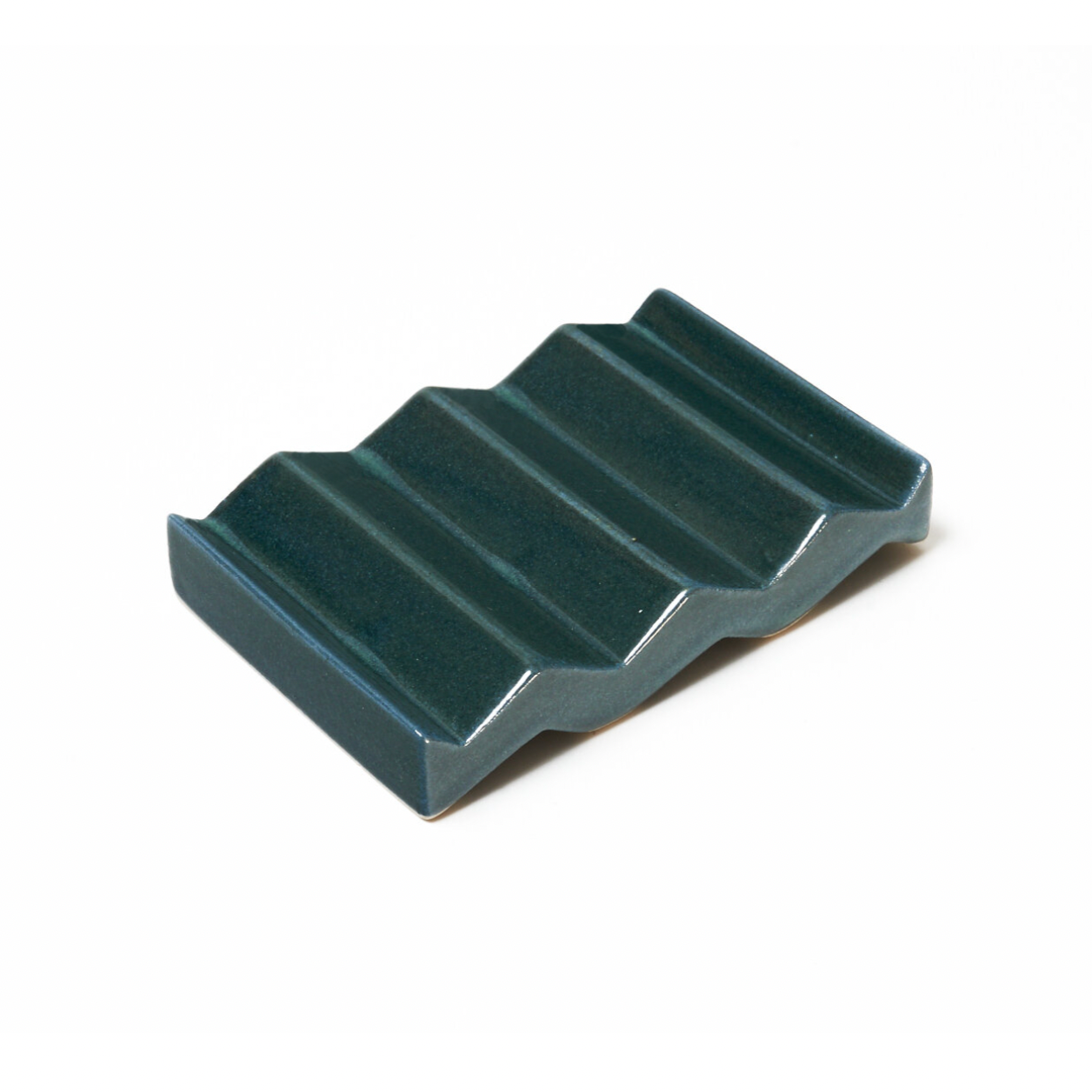 Seifenschale Zickzack, pazifisch-blau