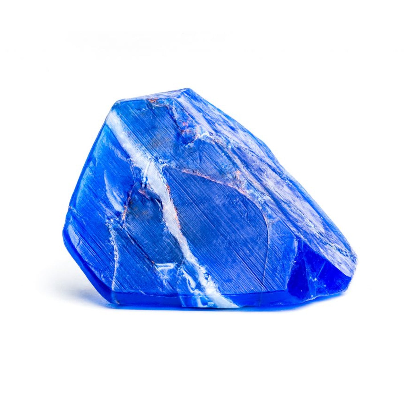 Seife wie ein Edelstein in blau