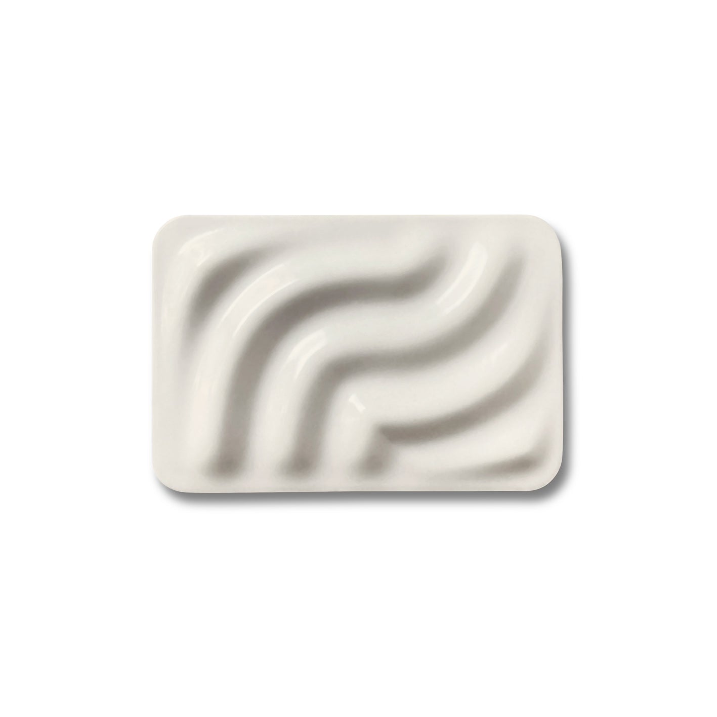 Seifenschale von Shapesstudios weiß